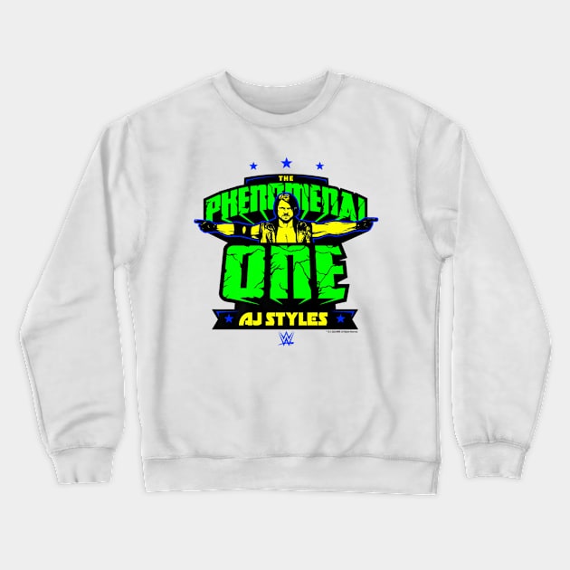 AJ Styles The Phenomenal One Crewneck Sweatshirt by Holman